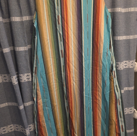 Silverado duster vest - multi color Large 100% cotton NWT $280 - Picture 5 of 6